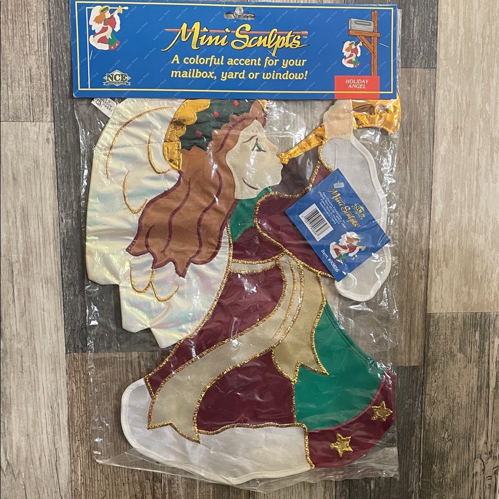 VINTAGE‎ Mini Sculpt Angel Decoration flag 1999.